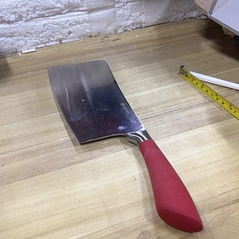 微瑕，不锈钢骨头刀没有礼盒