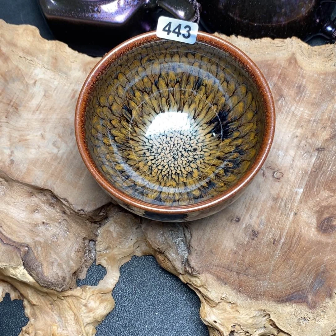 茶盏建窑建盏主人杯443