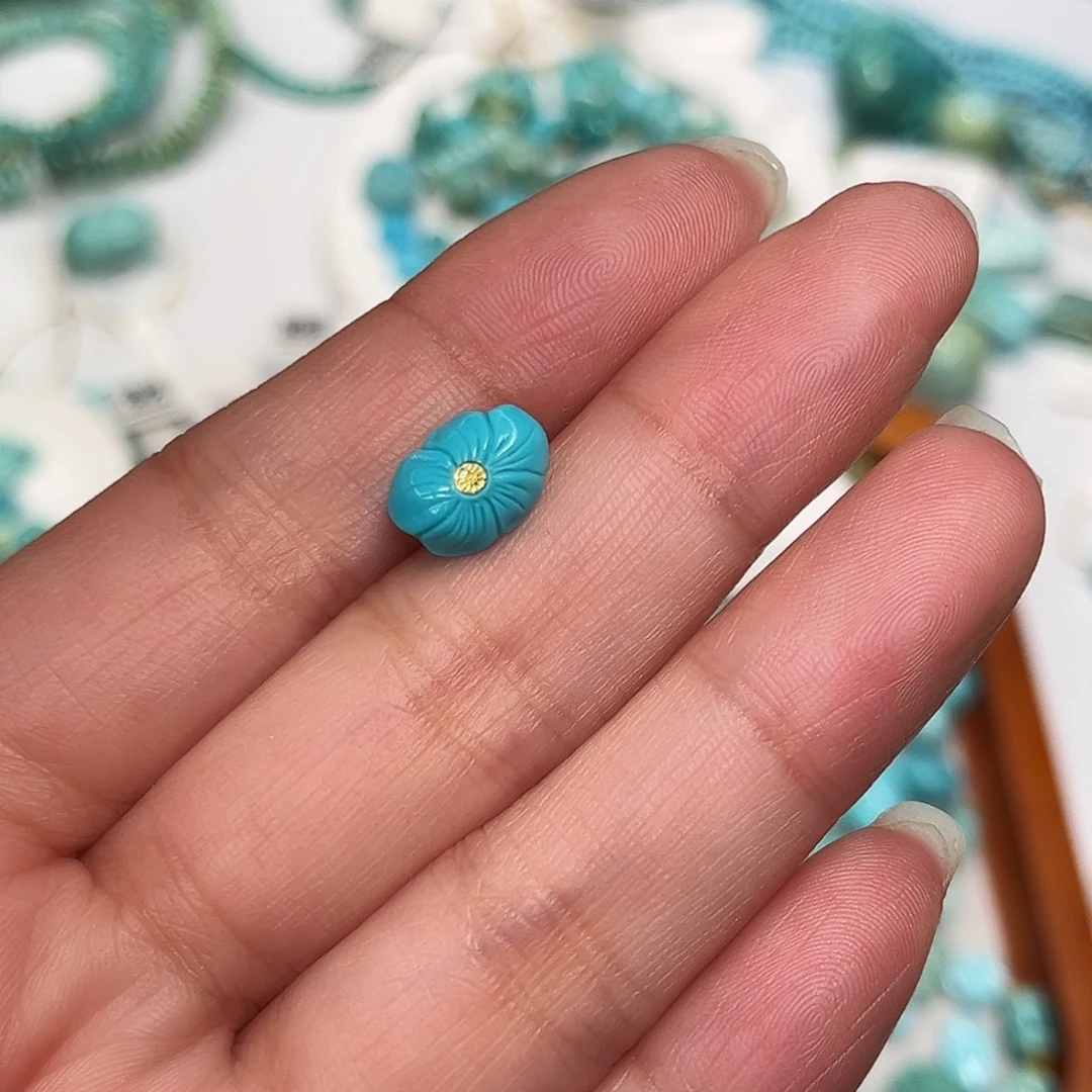 一***过绿松石未镶嵌珠宝半成品