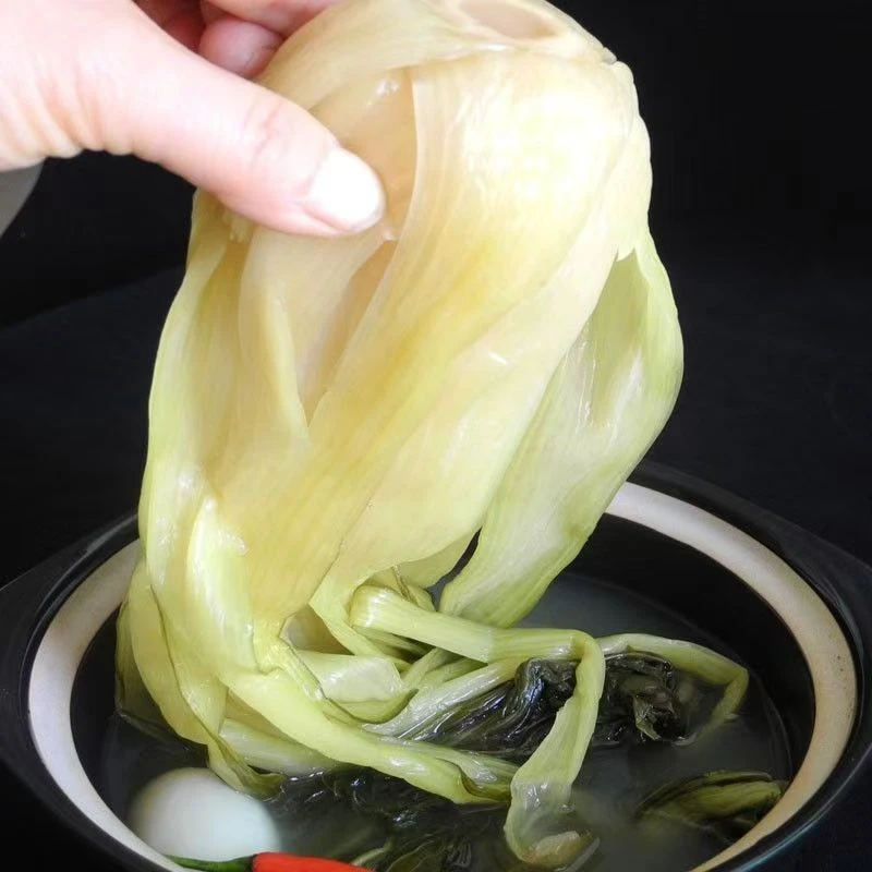 大别山高杆白泡菜小时候的味道