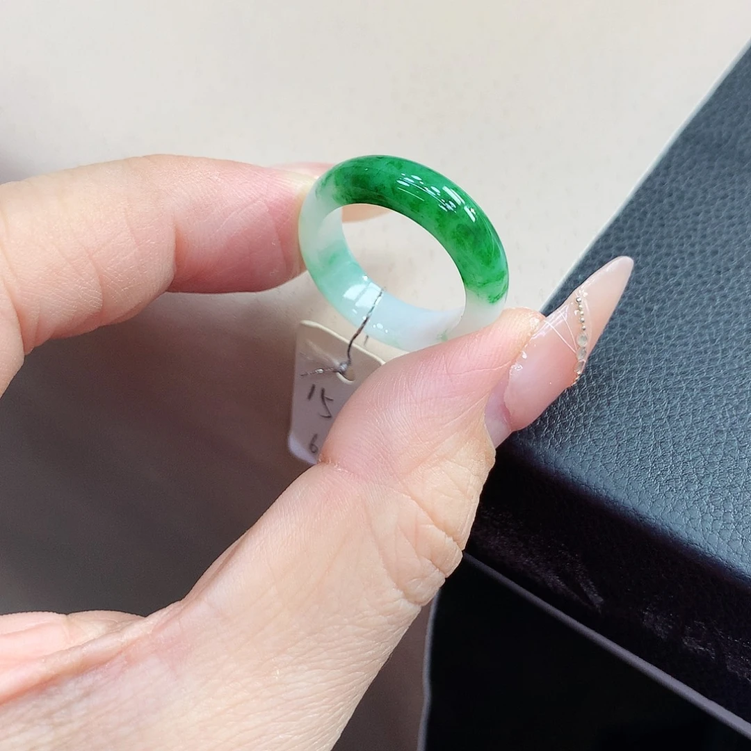 未镶嵌戒指翡翠15号