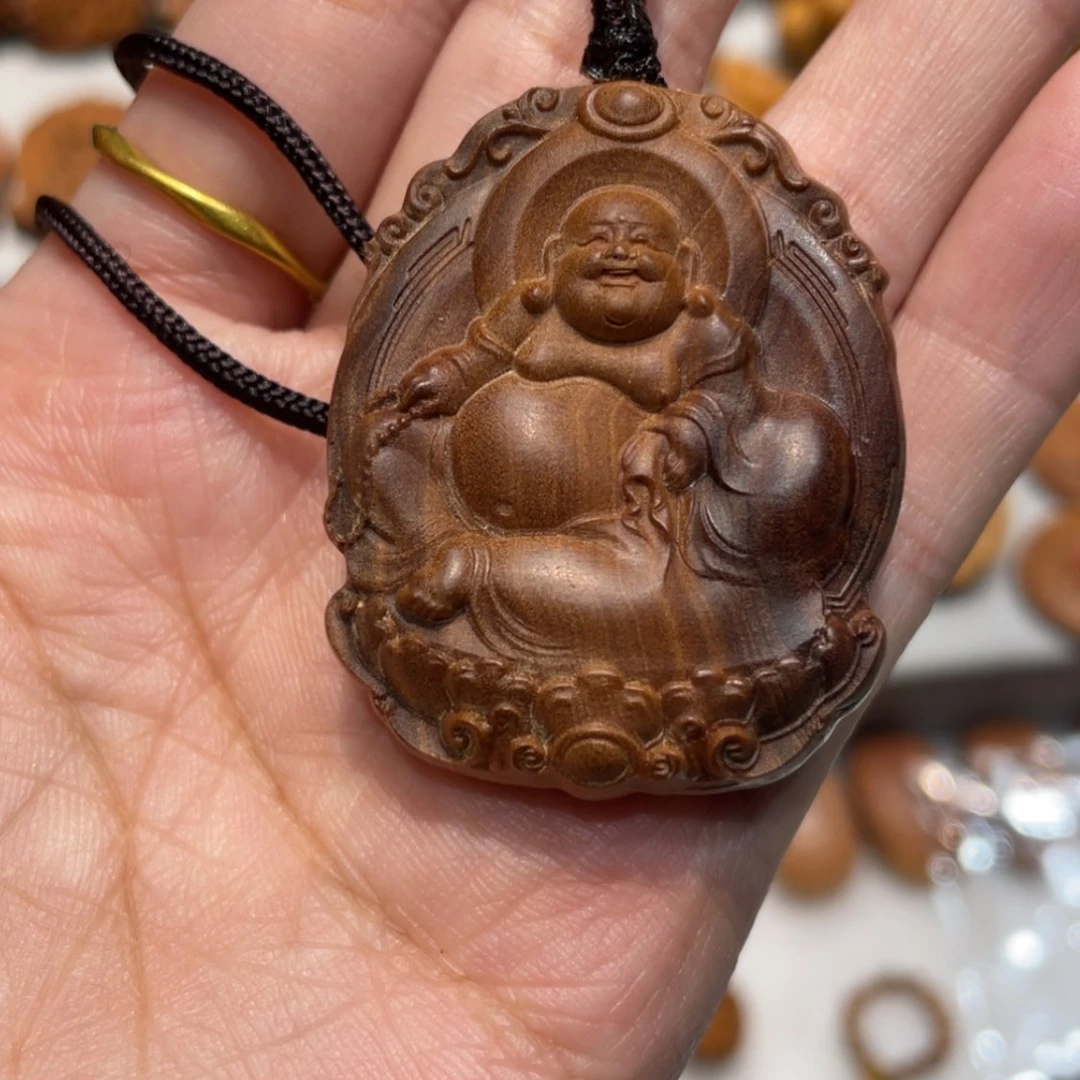 【闪购商品】檀香木吊坠小吊坠牌微瑕