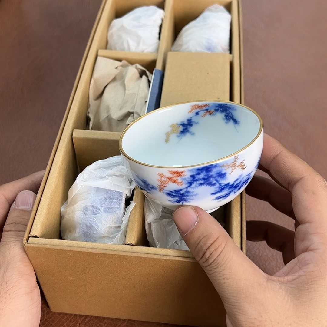 【闪购商品】深川  盒子没盖瓷器瓷器