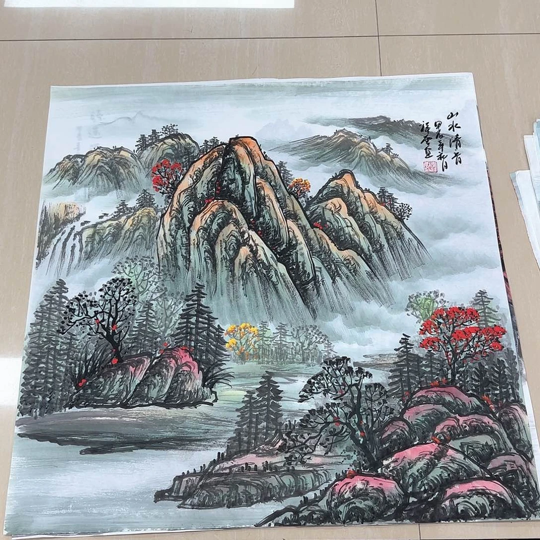 国画国画作品集一个