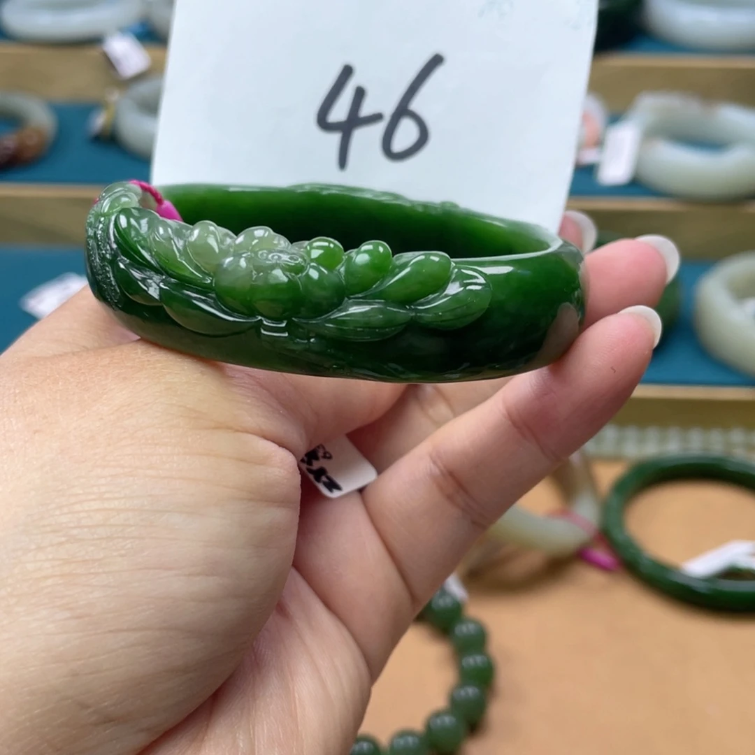 未镶嵌手镯和田玉圈口59