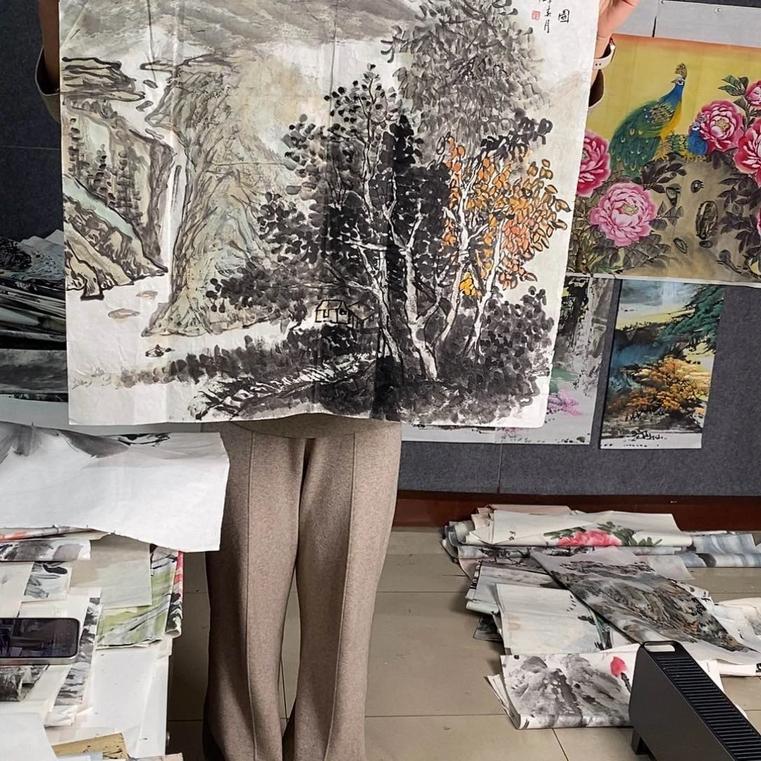 国画手写手绘国画作品22