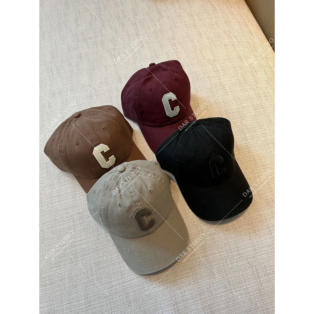 DAR STUDIO 深圳货 【C字帽】 2025新款纯棉字母百搭棒球帽 2014