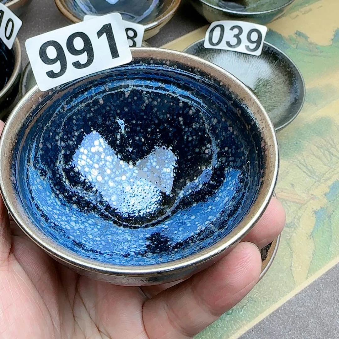 茶盏建阳建盏主人杯龙窑柴烧