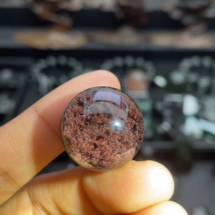 未镶嵌水晶颈饰红幽灵单珠定制