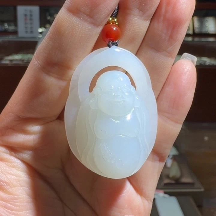 和田玉吊坠(不含链)未镶嵌