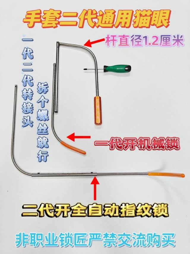 手套二代通用猫眼工具