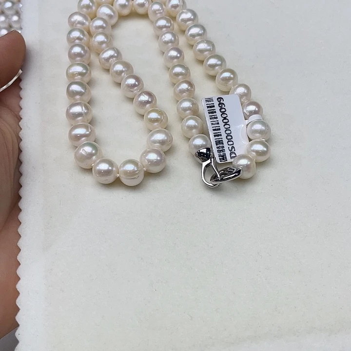 淡水珍珠颈饰未镶嵌卡9➕极光白炫彩