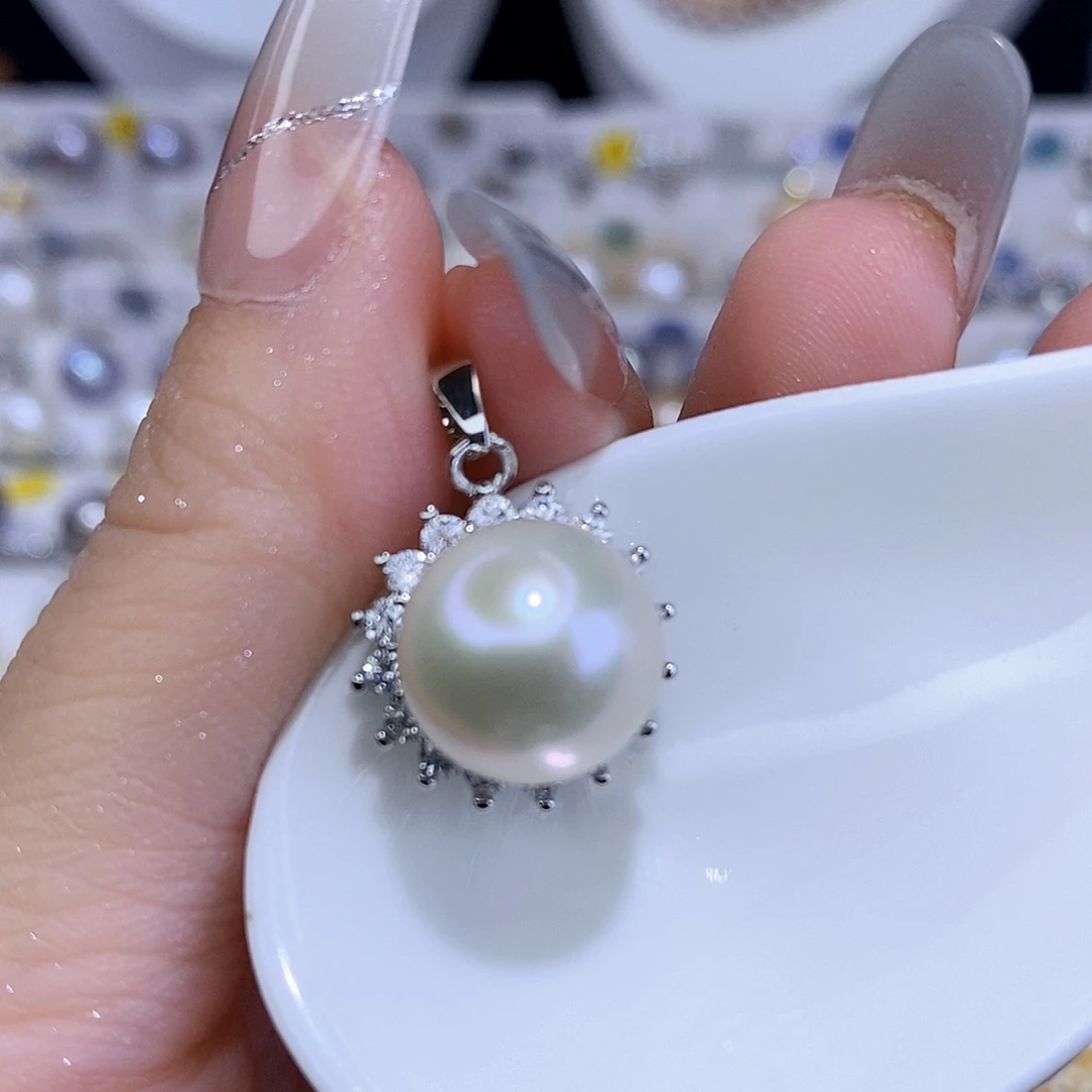 颈饰合金淡水珍珠