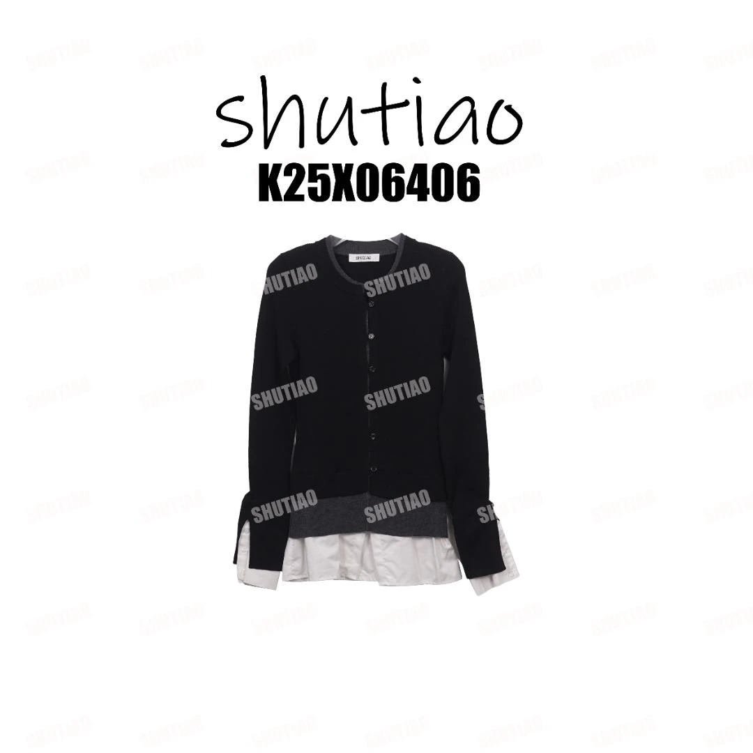 【SHUTIAO】2025秋冬：新款小众设计款开衫k25X06406