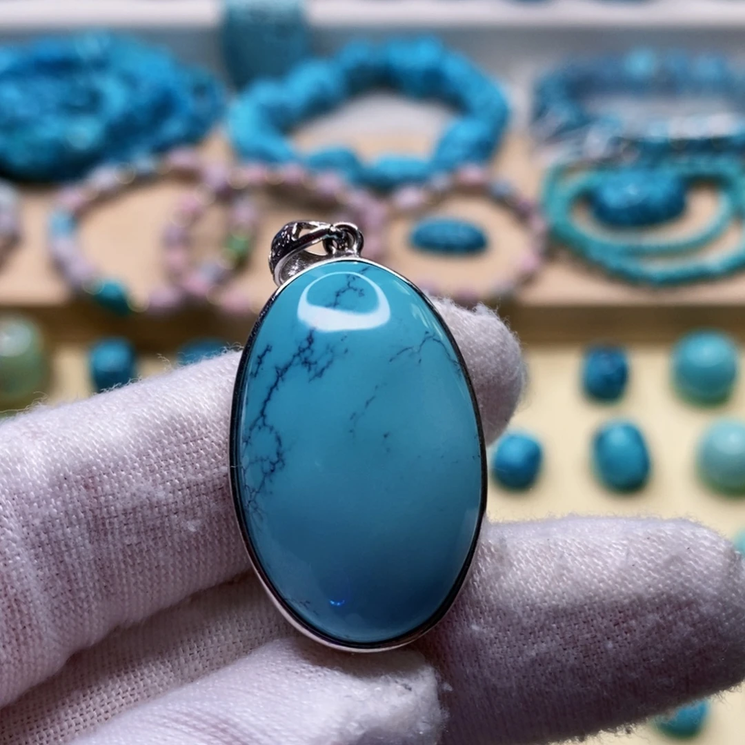 未镶嵌绿松石珠宝奇石