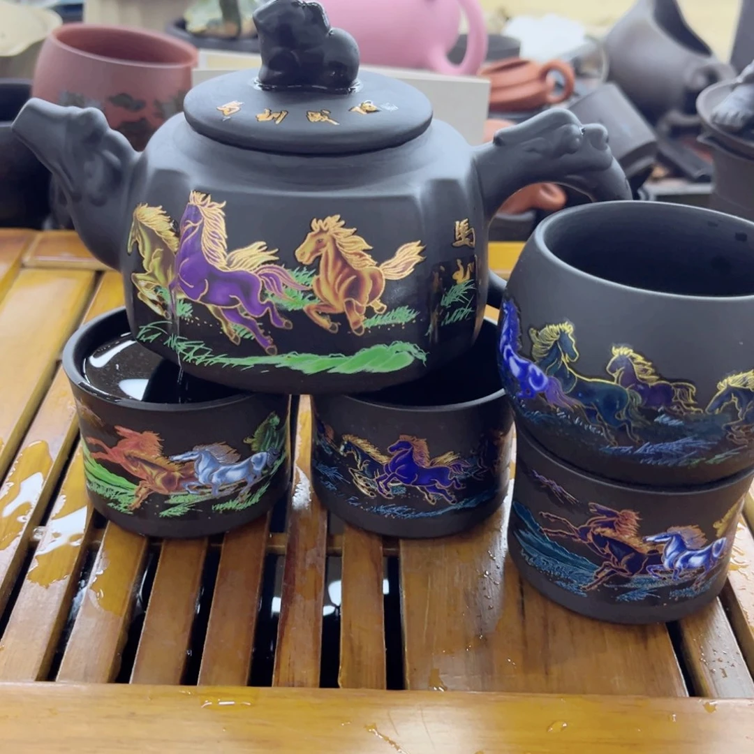 马到成功一壶四杯三客一主