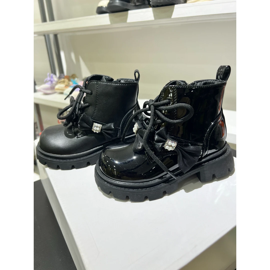 【新疆包邮】8863二棉短靴男女童时尚乌市发货高帮秋冬