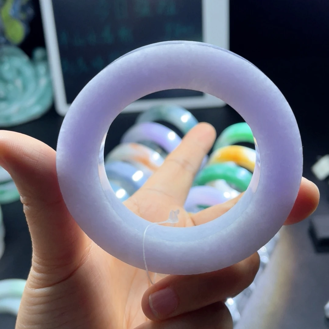 定制翡翠未镶嵌天然翡翠手镯定制