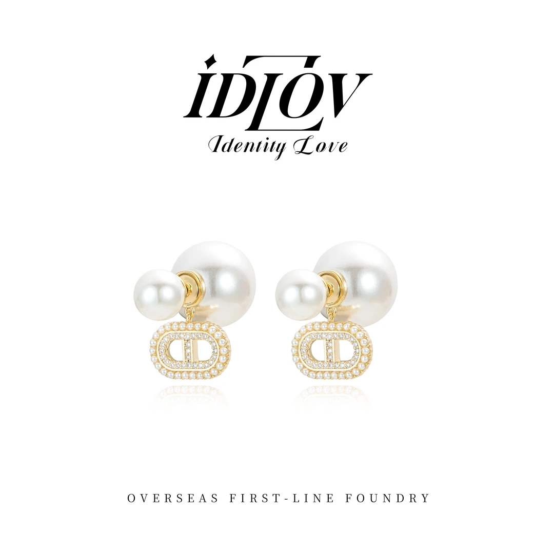 IDLOVE★PARIS高定字母耳钉 G0309