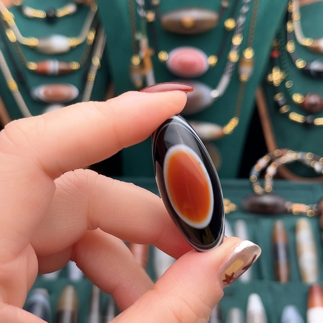 未镶嵌玛瑙/玉髓珠宝半成品