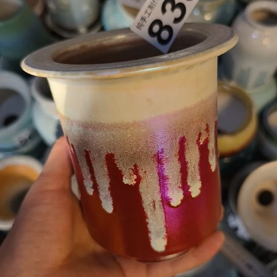 景德镇手工高温陶瓷：内8.5口高14