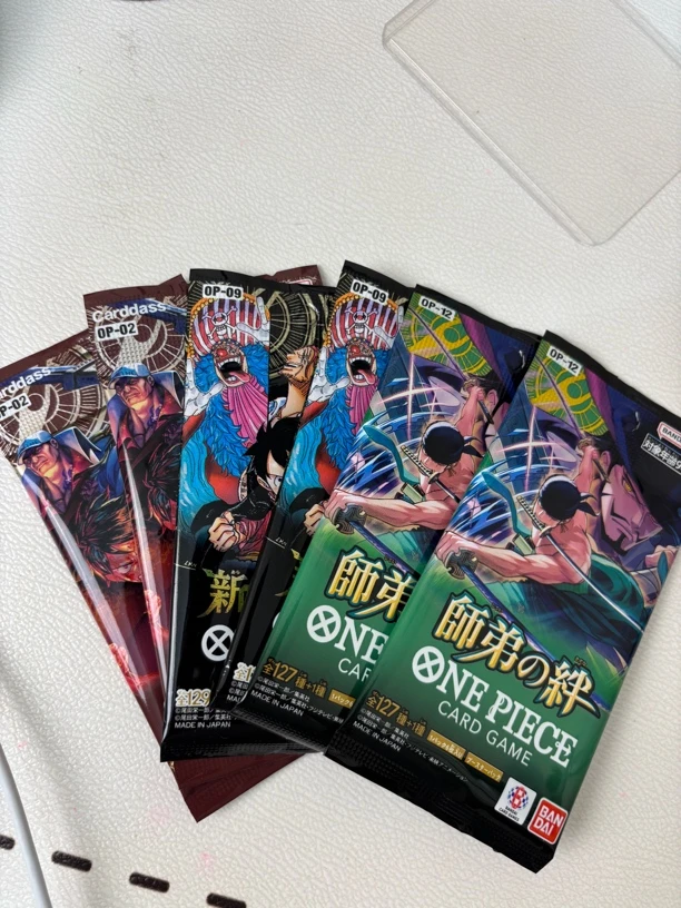 日版op02 op09 op12三箱混 出闪咚+1手