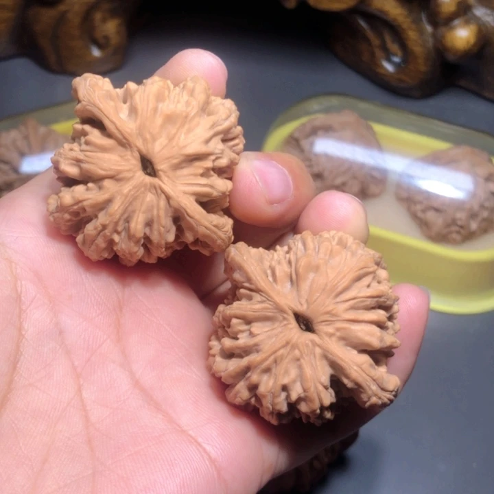 文玩核桃把件无**崔43麦虎