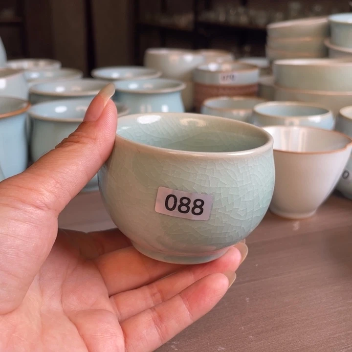 088号仿古缸杯瑕品