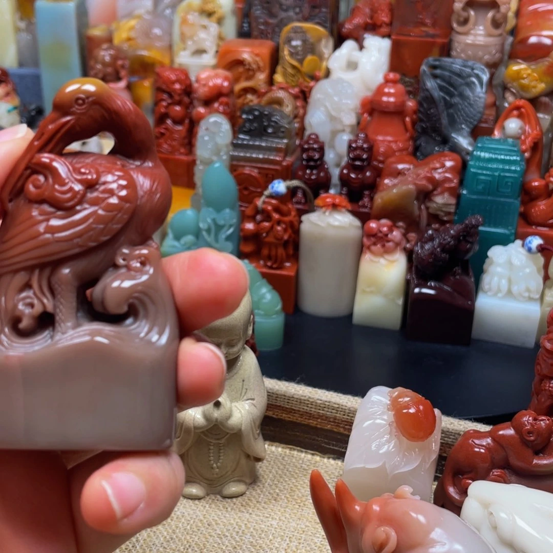 寿山石印石精美寿山