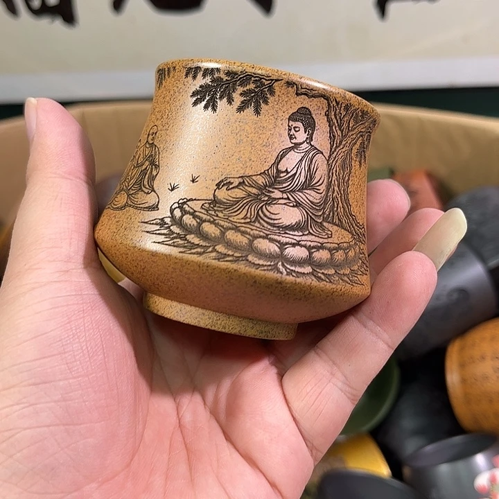 茶杯紫砂全手工紫砂主人杯