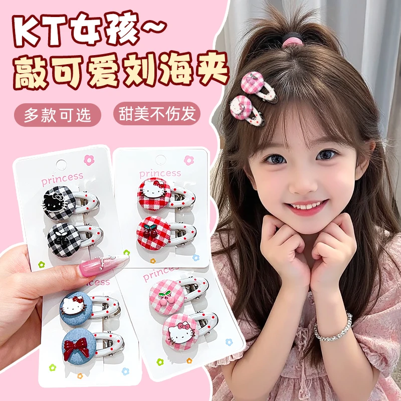 【俏皮猫咪】发夹2025新款高端儿童可爱夹子刘海夹一字夹发卡不伤发