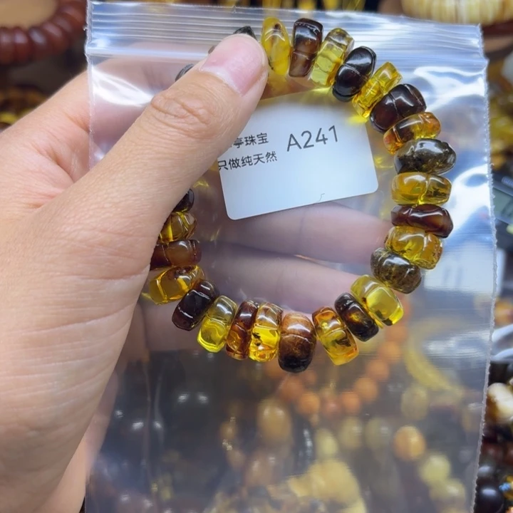 琥珀未镶嵌珠宝奇石