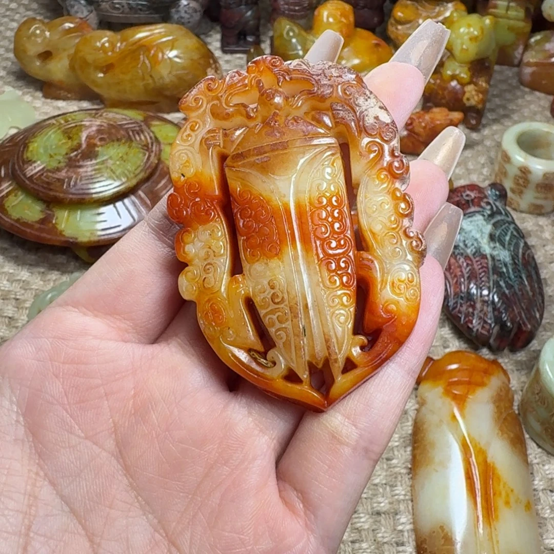 白玉菩提吊坠挂件