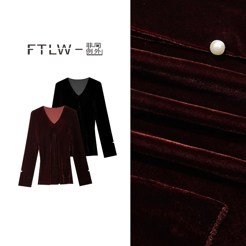 板熙FTLW-【细腻质感】轻奢高级感气质时尚优雅女装上衣-3183