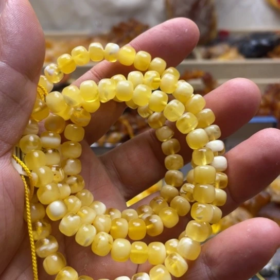 未镶嵌蜜蜡手串手串