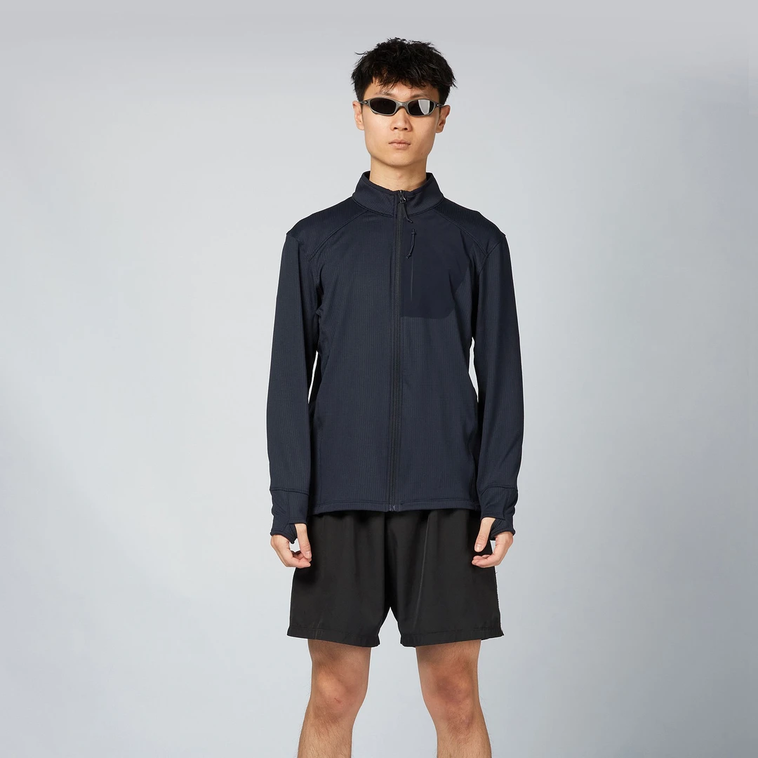 CHOFREE【鸟+Delta】拼接立领抓绒夹克DY5117