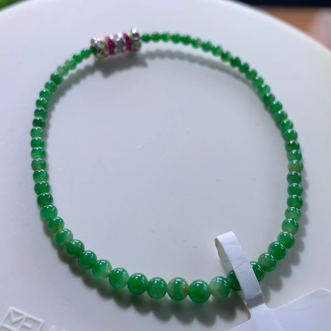 翡翠未镶嵌手链卡3～3.6