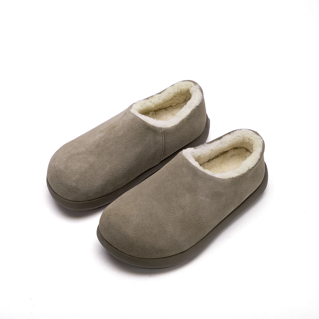 秋冬真皮真羊毛勃肯鞋穆勒鞋小土豆25DXC251223