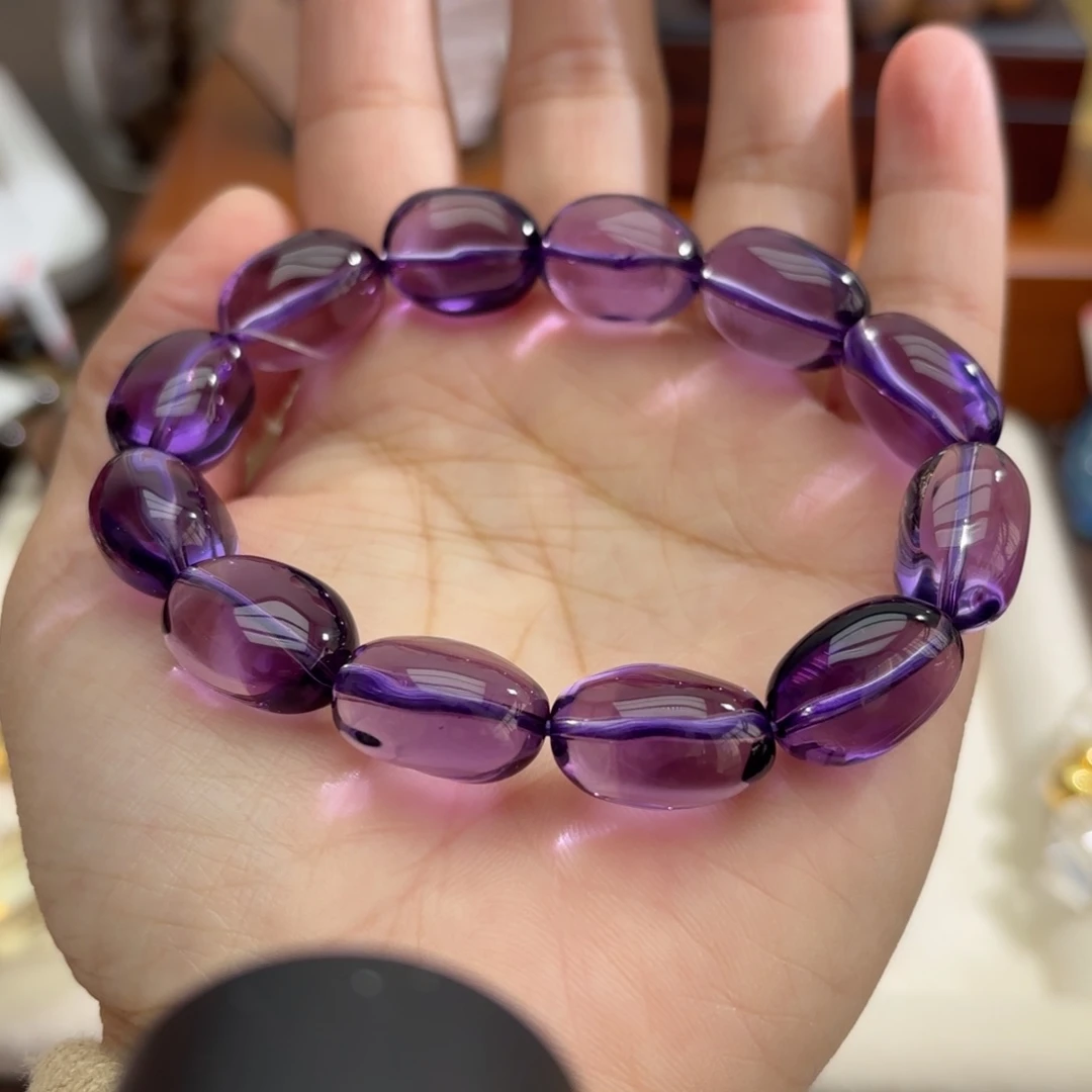 未镶嵌手链水晶巴西紫