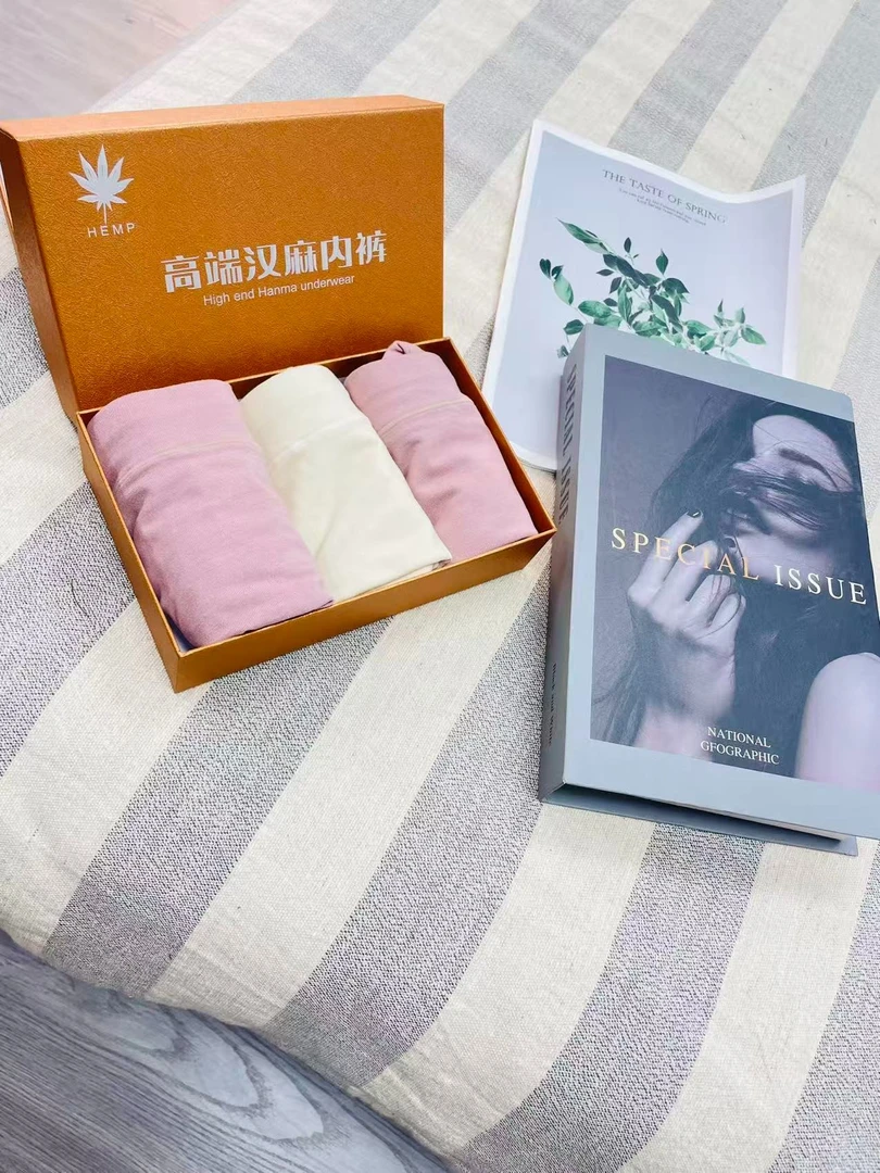 三条装【女士中高腰短裤】 汉麻舒适 抑菌抗菌  高弹裤女士时尚亲肤