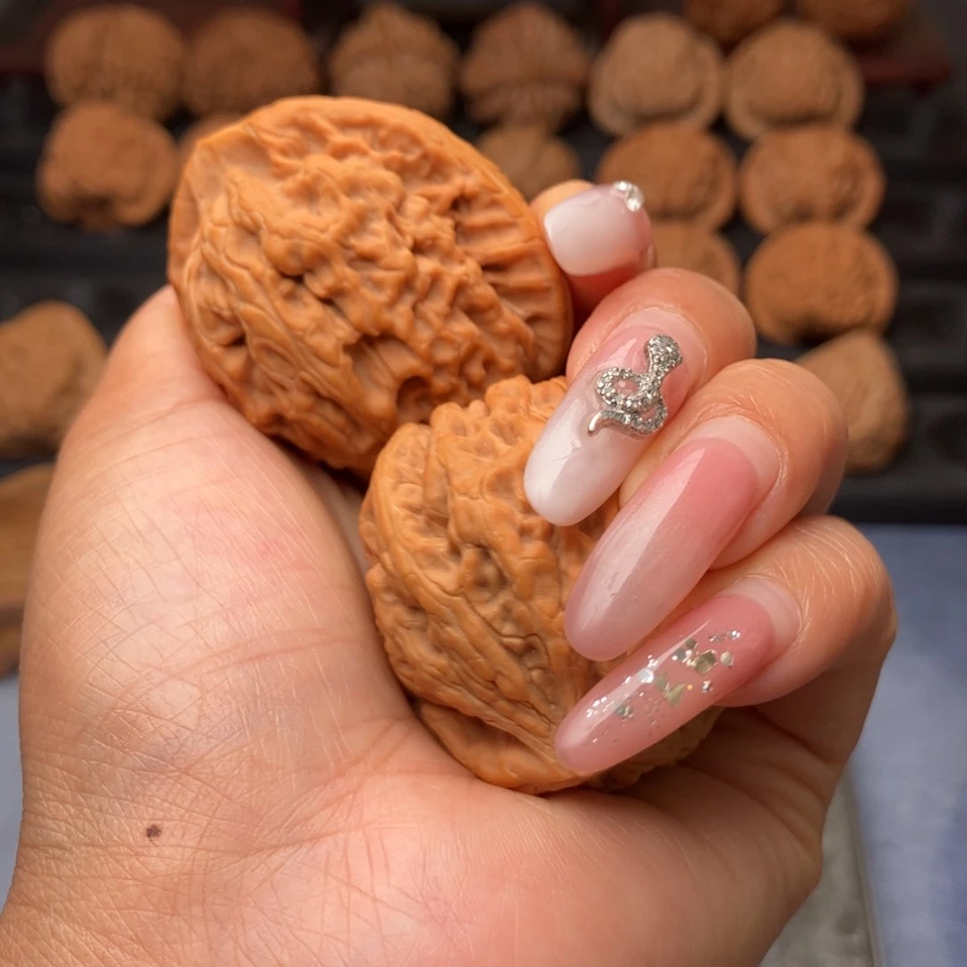 文玩核桃把件C*红锦鲤