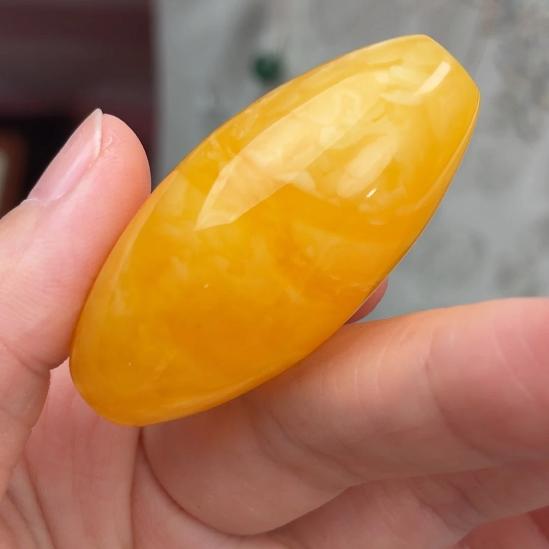 蜜蜡未镶嵌吊坠(不含链)桶珠