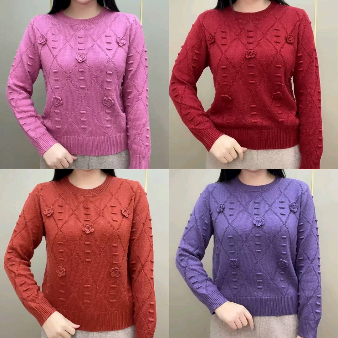 时尚新款圆领针织衫