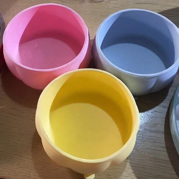 南瓜碗硅胶的可以蒸煮颜色自己备注