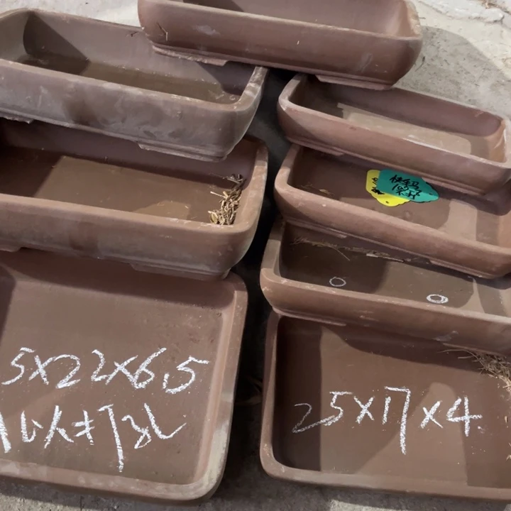 花盆紫砂100-8。   微瑕