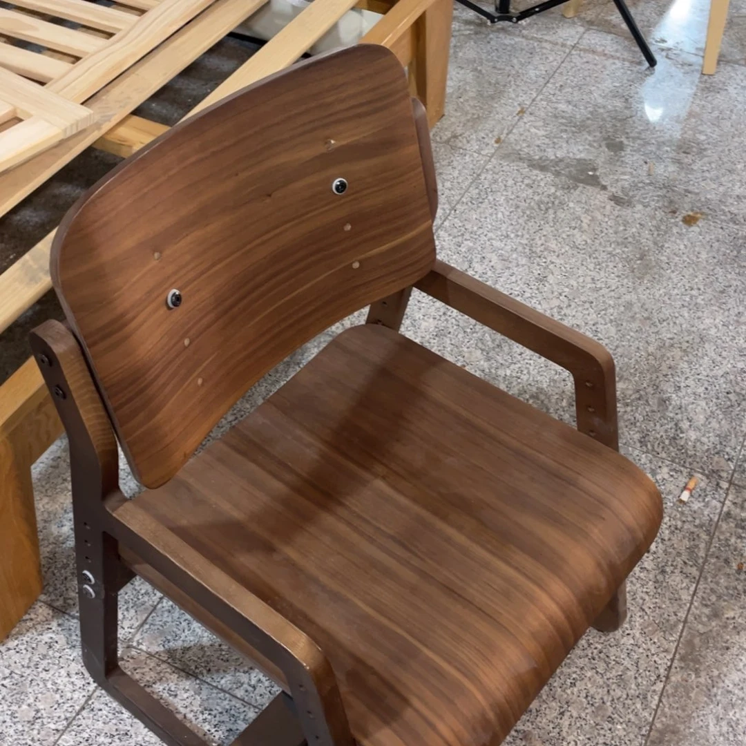木胡桃木，复合板小靠椅