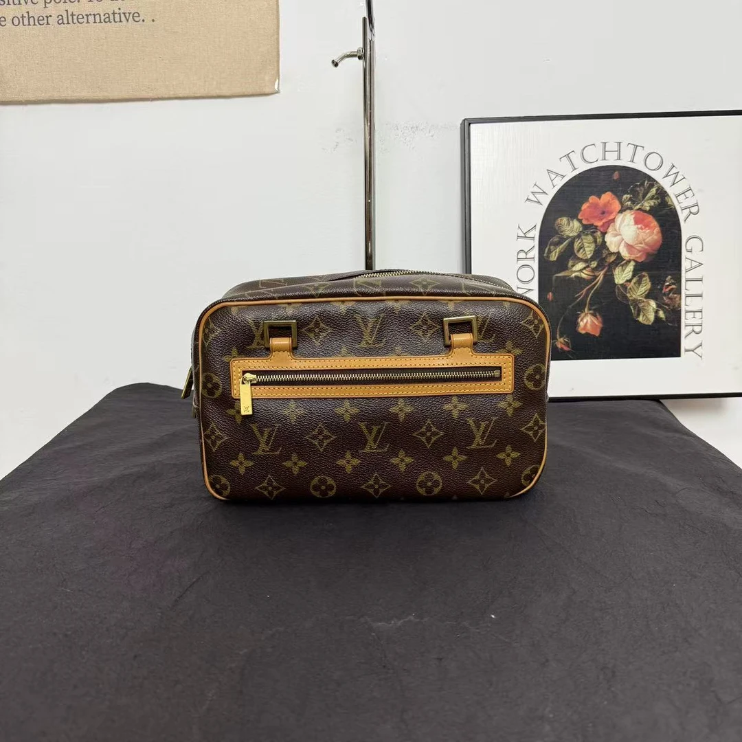 95新 LouisVuitton/路易威登 lv开口笑包/单肩包/手提包/腋下包