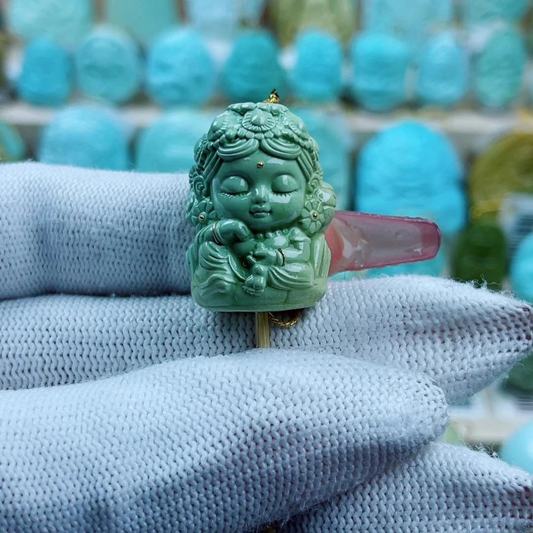 绿松石未镶嵌珠宝奇石