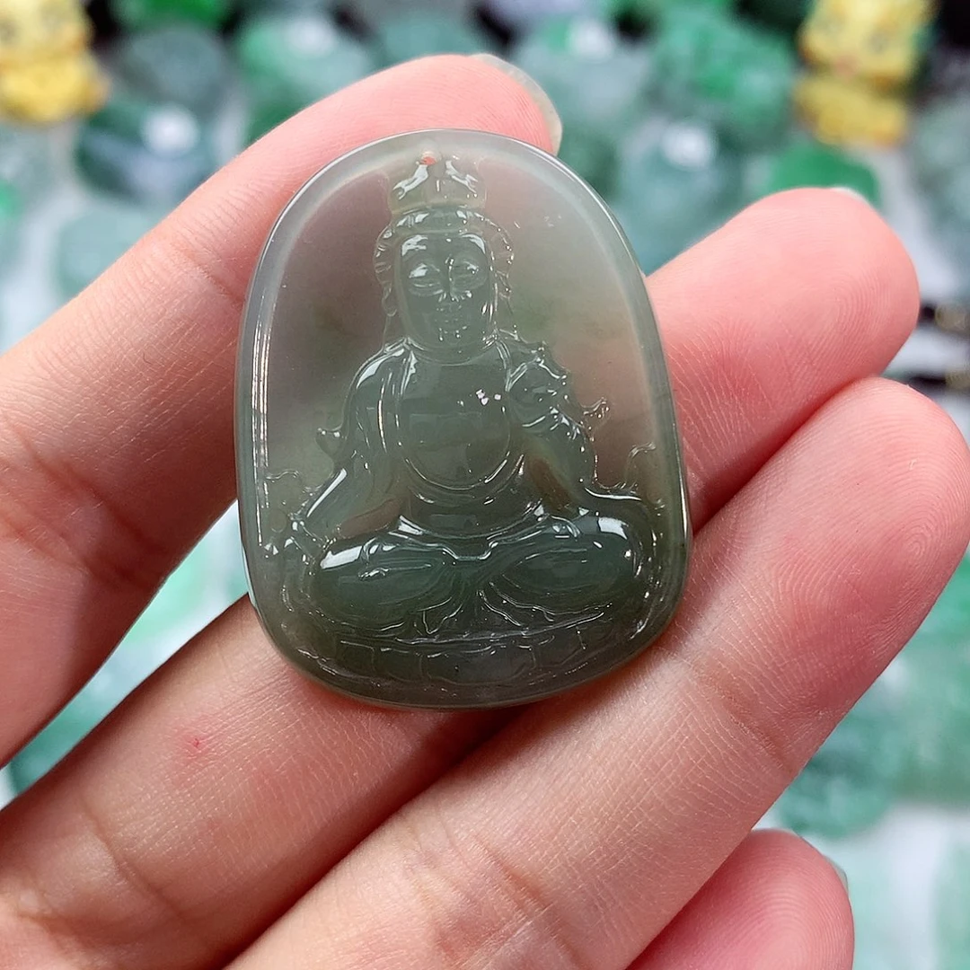 翡翠未镶嵌颈饰天然翡翠