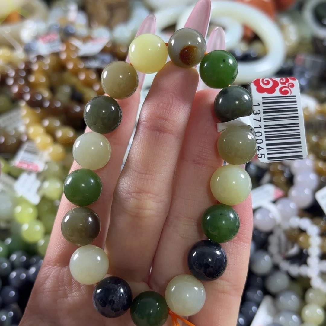 和田玉未镶嵌手链30